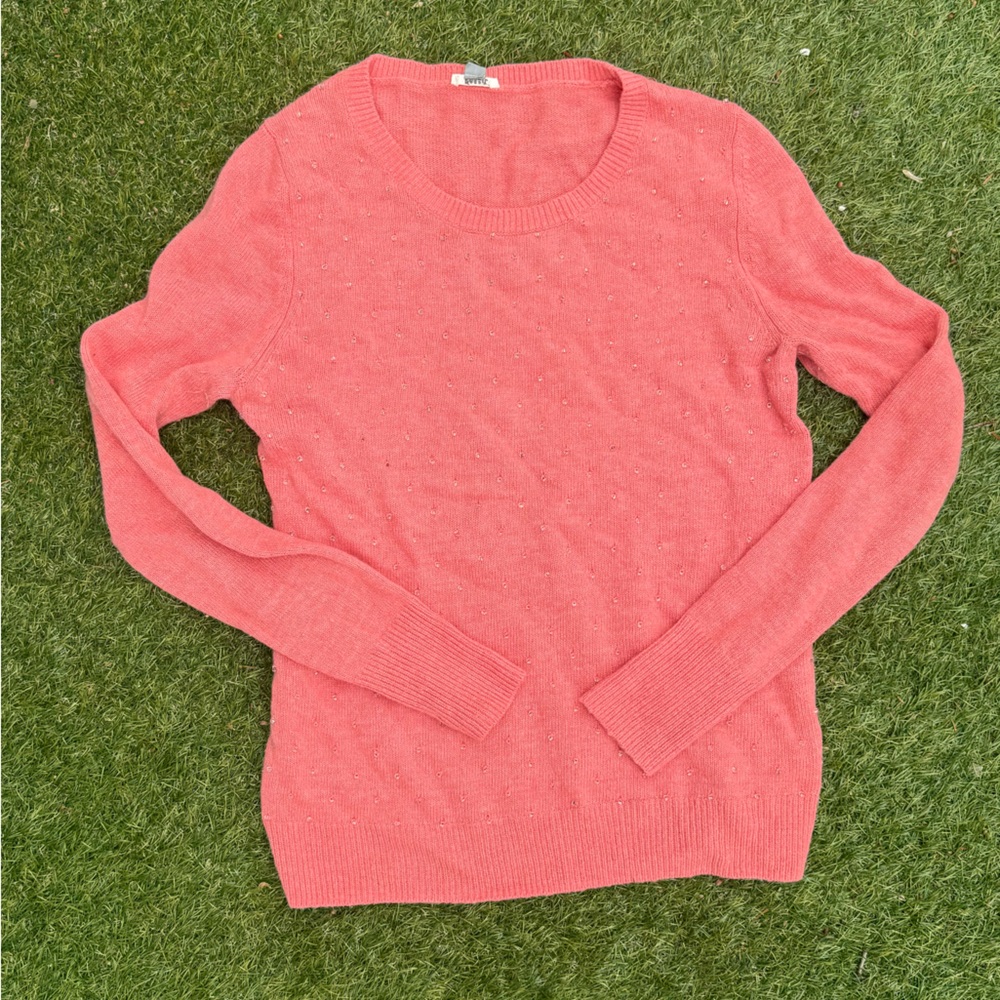 Vintage Y2K Fossil Coral Knit Sweater | Size M